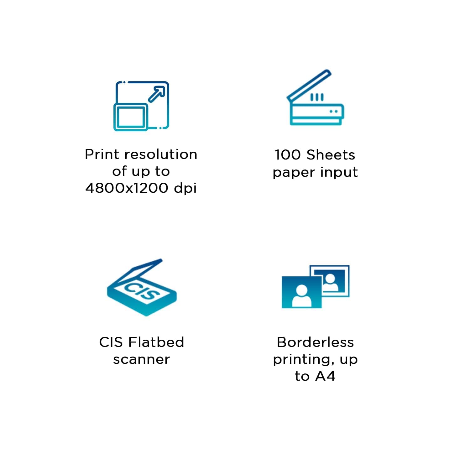 Canon PIXMA MegaTank G3770 BK All-in-one WiFi Inktank Colour Printer with 2 Years Standard Warranty