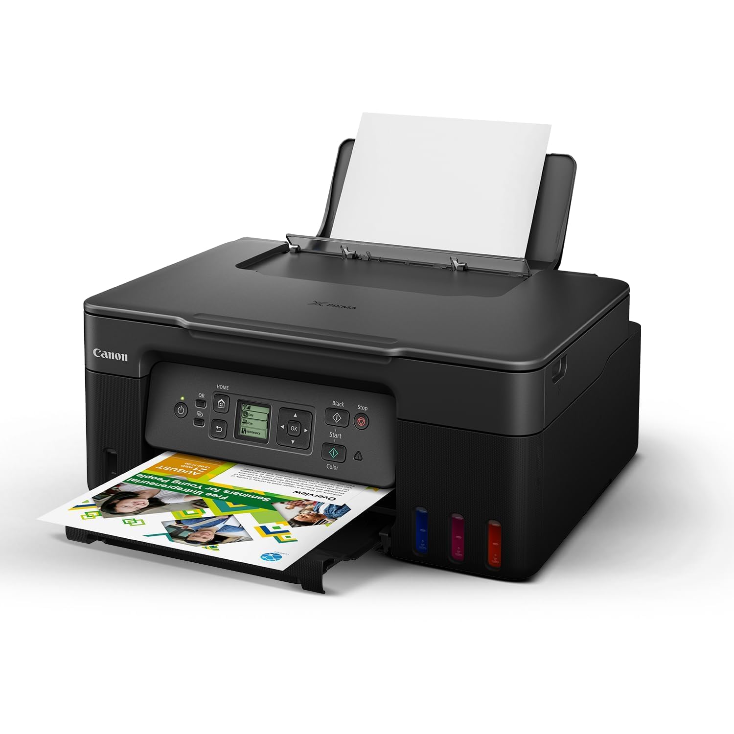 Canon PIXMA MegaTank G3770 BK All-in-one WiFi Inktank Colour Printer with 2 Years Standard Warranty