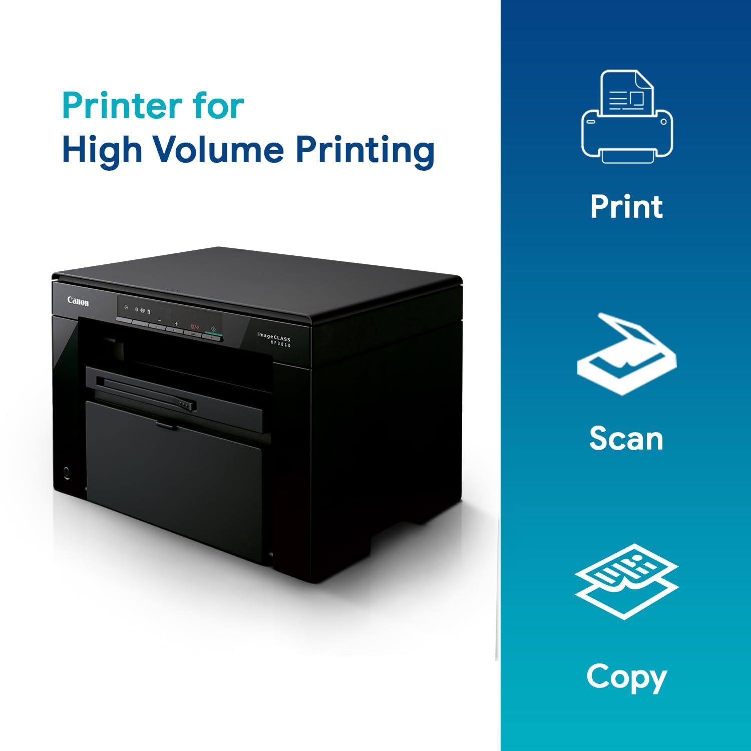 Canon imageCLASS MF3010 Laser Multifunction Printer – Print, Scan & Copy