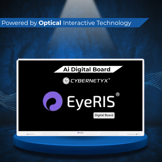 Eyeris A10 Interactive Digital Whiteboard by Cybernetyx – advanced teaching and collaboration solution with 1-year warranty at ComputerBaba.in