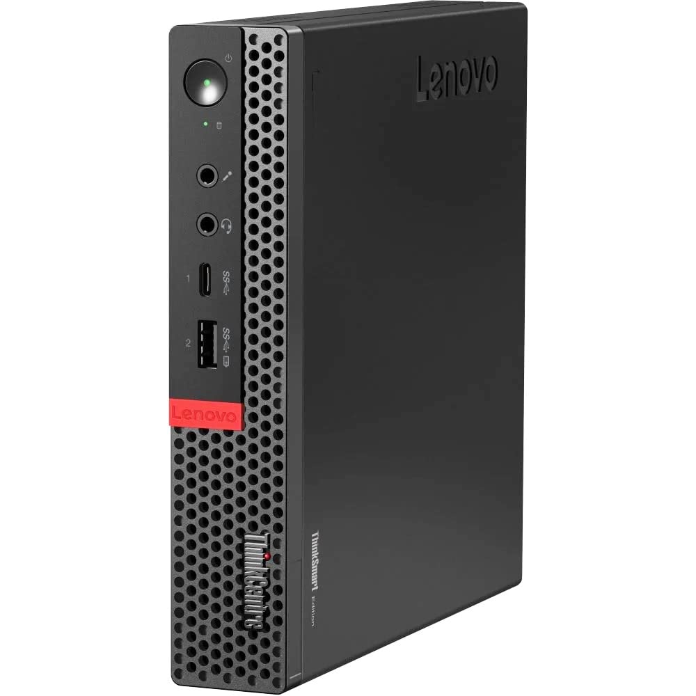 Lenovo ThinkCentre M720Q Tiny (Intel Core i3 8th Gen) Certified Refurbished Desktop – Like New, No Scratches | 8GB RAM, 256GB SSD | Tiny PC | 3 Years Warranty