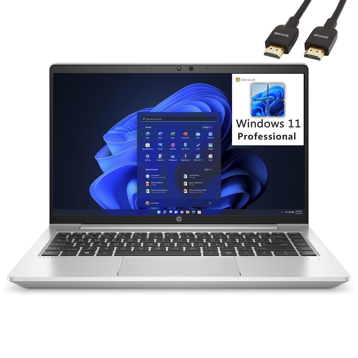 HP ProBook 640 G8 (Intel Core i5 11th Gen) Certified Refurbished Laptop | 16GB RAM, 512GB SSD, 14-Inch Non-Touch Display | Business Laptop