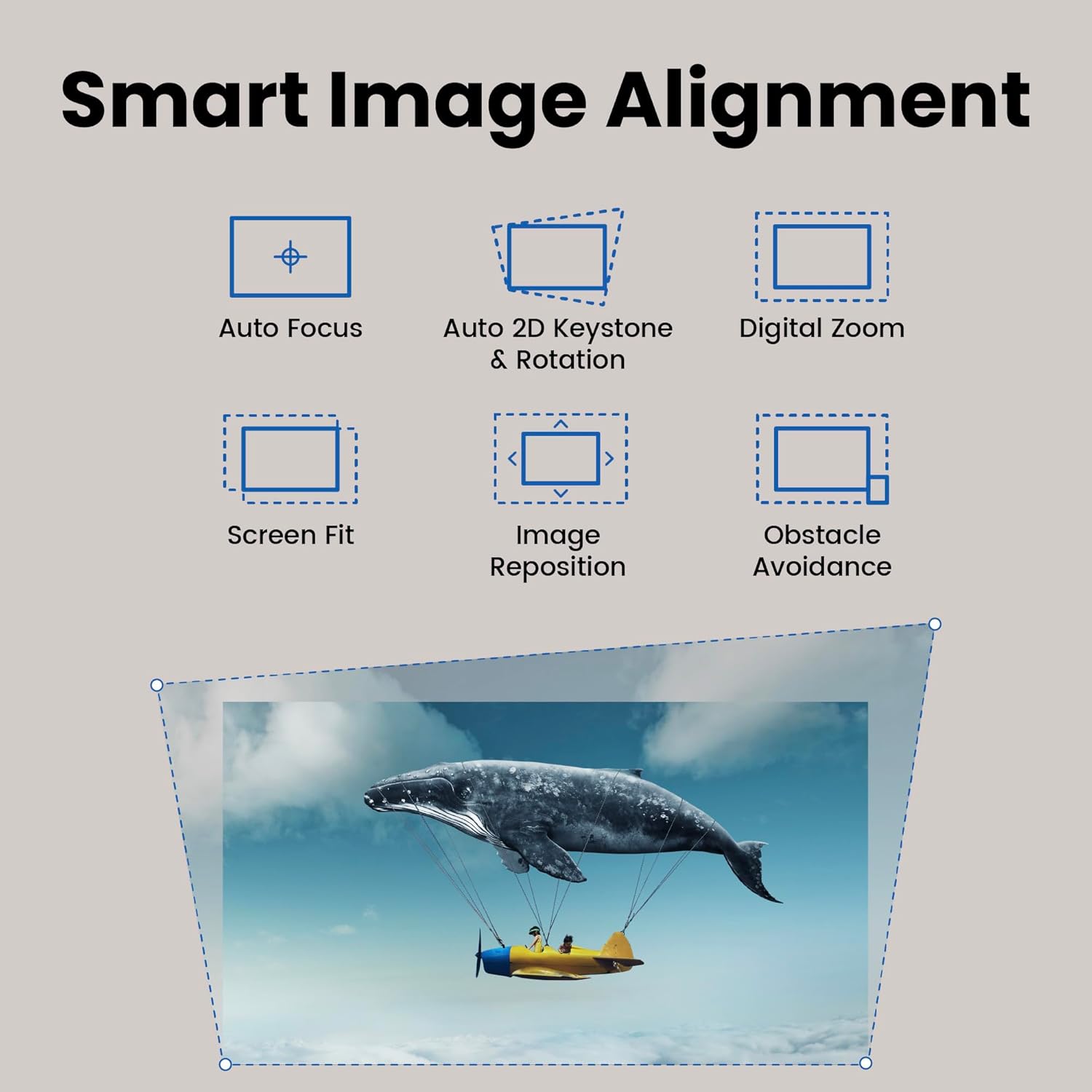 BenQ GP520 UHD projector showing vibrant colors with 98 percent Rec.709 accuracy